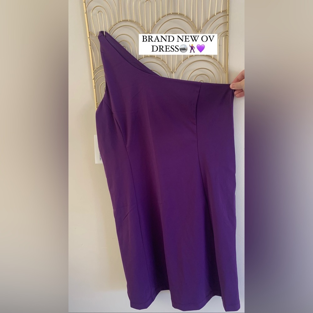 OV one shoulder exercise dress